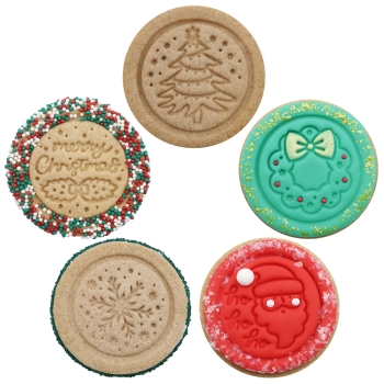 Christmas Cookie Stamp Set of 7 - 'Tis the Season!